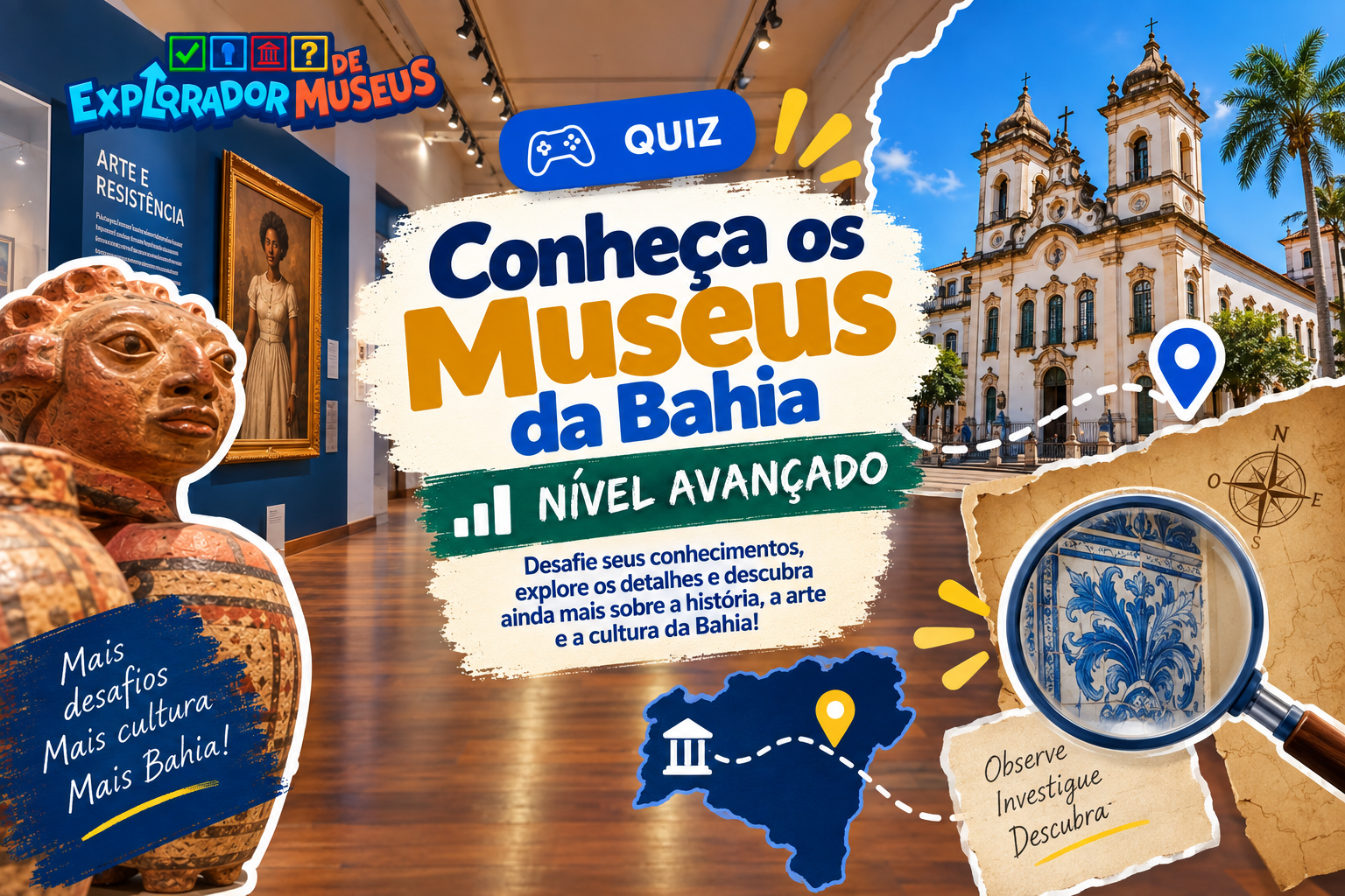 Conheça os museus da Bahia - Avançado